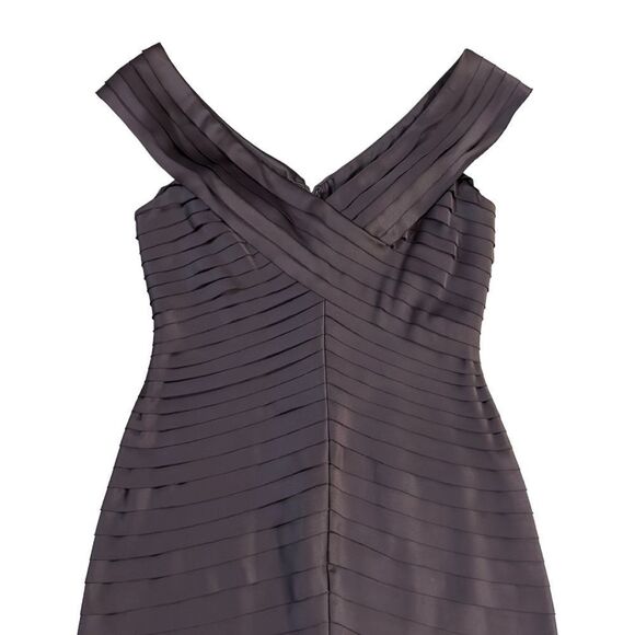 JS Collections Petite Brown Dress Size 6P - Picture 1 of 13